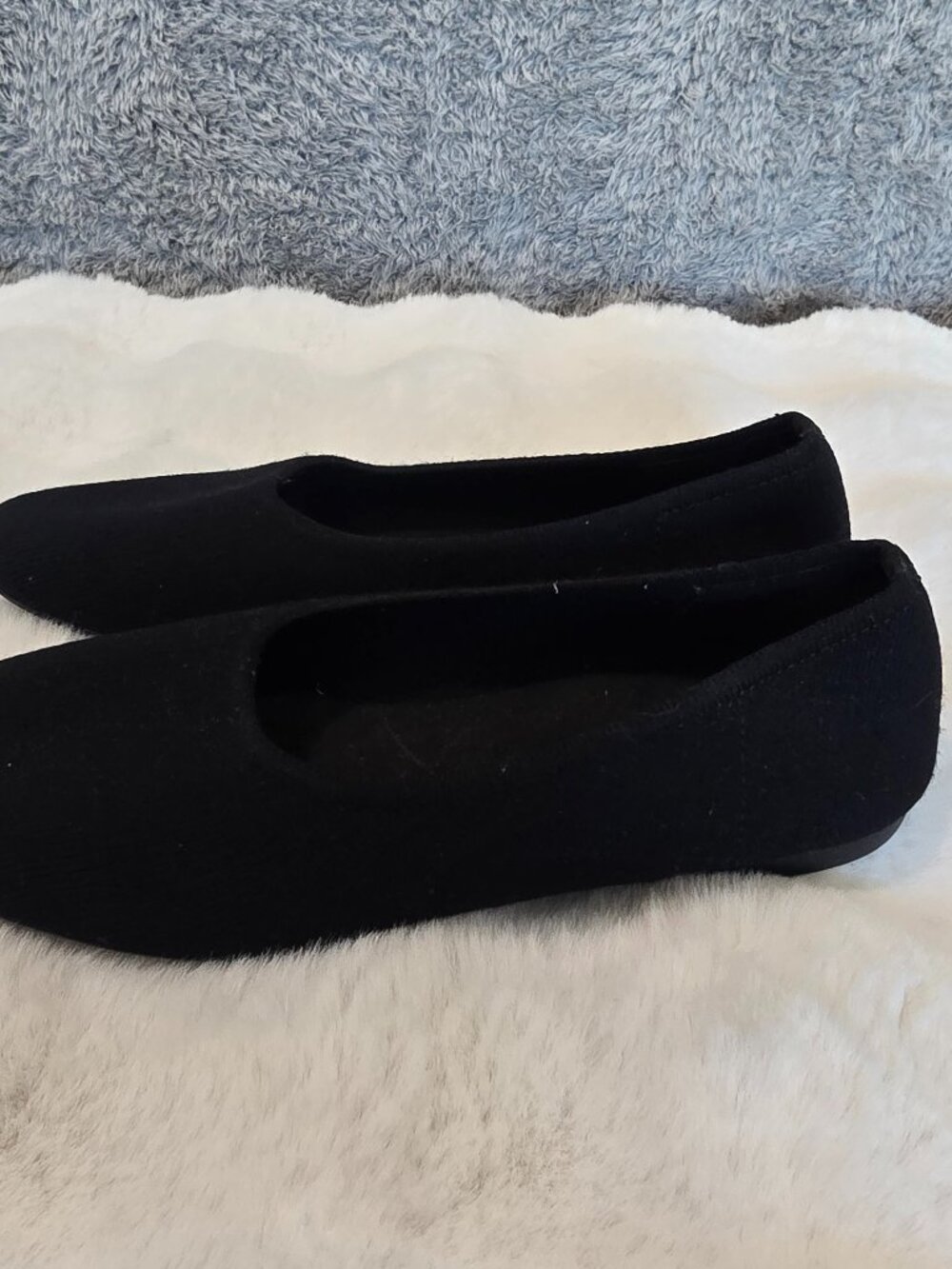 Everlane Day Glove Reknit Black Ballet Flats Women's Size 6 NEW Comfort